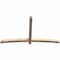 Ekena Millwork Bellingham Smooth Timber Gable Bracket, Douglas Fir, 84"W x 49"H x 3 1/2"D x 3 1/2"F, 14/12 Pitch GBW084X49X0404BEL00SDF - alternate 4